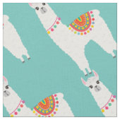 Funky Alpaca Lama Drama süße Tier Stoff (Nahaufnahme)