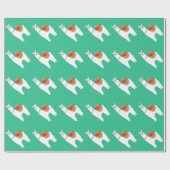 Funky Alpaca niedliches Lama Geschenkpapier (Flach)