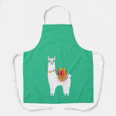 Funky Alpaca niedliches Lama Schürze (Vorderseite)
