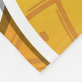 Funky-Ananas Fleecedecke (Ecke)