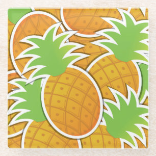 Funky-Ananas Glasuntersetzer