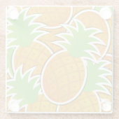 Funky-Ananas Glasuntersetzer (Rückseite)