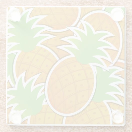 Funky-Ananas Glasuntersetzer (Rückseite)