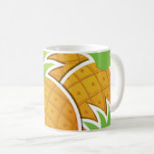 Funky-Ananas Kaffeetasse (VorderseiteRechts)