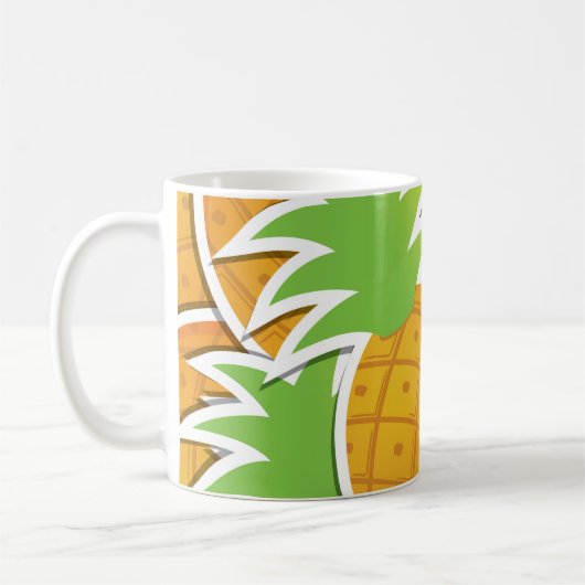 Funky-Ananas Kaffeetasse (Links)