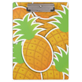 Funky-Ananas Klemmbrett (Vorderseite)