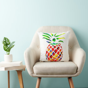 Funky-Ananas-Kunst Kissen