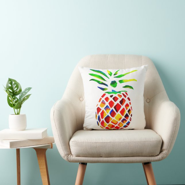 Funky-Ananas-Kunst Kissen (Stuhl )