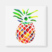 Funky-Ananas-Kunst Magnet (Vorne)