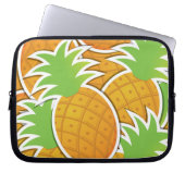 Funky-Ananas Laptopschutzhülle (Vorderseite)