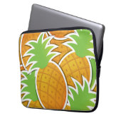 Funky-Ananas Laptopschutzhülle (Vorderseite Links)
