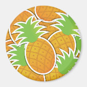 Funky-Ananas Magnet (Vorne)