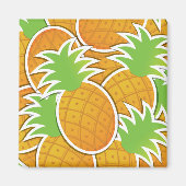 Funky-Ananas Magnet (Vorne)