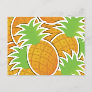 Funky-Ananas Postkarte