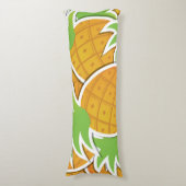 Funky-Ananas Seitenschläferkissen (Vorderseite Vertikal)