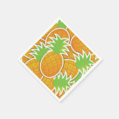 Funky-Ananas Serviette (Ecke)