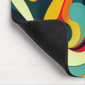 Funky and Colorful Mouse Pad Mousepad (Ecke)