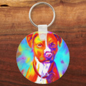 Funky Angel - Pitbull Schlüsselanhänger (Vorderseite)