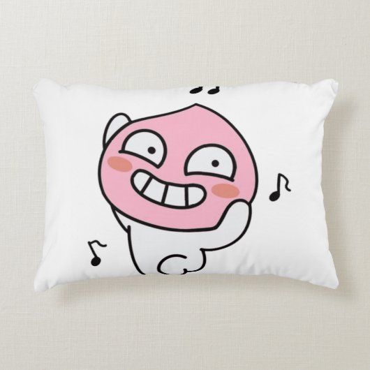 Funky Apeach Dekokissen (Vorderseite)