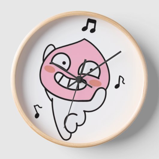 Funky Apeach Uhr (Vorderseite)