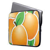 Funky apricot laptopschutzhülle (Vorderseite Links)
