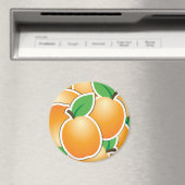 Funky apricot magnet (In Situ (Geschirrspüler))