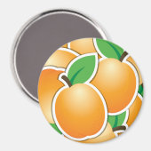 Funky apricot magnet (Vorderseite/Rückseite)