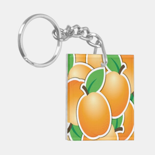 Funky apricot schlüsselanhänger (Vorderseite links)