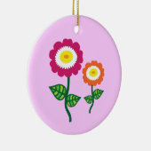 Funky Art Blume Keramikornament (Rechts)
