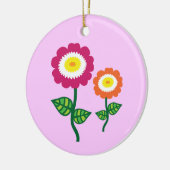Funky Art Blume Keramikornament (Links)