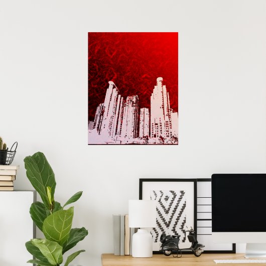 Funky Art Poster (Heimbüro)