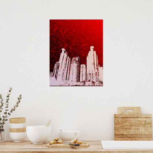 Funky Art Poster (Küche)