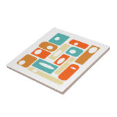 Funky Atomage Rechtecke Mitte des Jahrhunderts Mod Fliese (Seite)