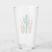 Funky Atomic Cactus Gläser (2er Set) | Retro Mid (Rückseite)