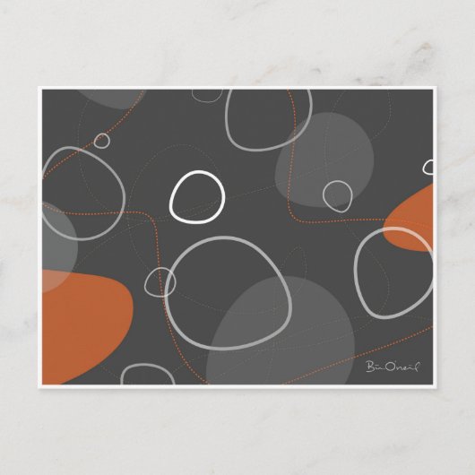 Funky Atomic Postcards Postkarte (Vorderseite)