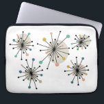 Funky Atomic Sternexplosion Mitte Jahrhundert Mode Laptopschutzhülle<br><div class="desc">Fügen Sie einen Pop Spaß in Ihrem Rucksack mit dieser fabelhaften atomaren Sternexplosion Laptop-Hülle! Die hellen und kühnen Farben sind türkis,  blau,  orange,  grün,  braun und schwarz.</div>