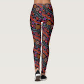 Funky australisches Dot Pattern Leggings (Rückseite)