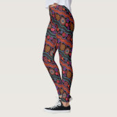 Funky australisches Dot Pattern Leggings (Links)
