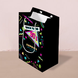 Funky Back To The 90s Retro 30. Geburtstagsfeier Mittlere Geschenktüte