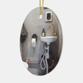 Funky Bad Keramikornament (Links)