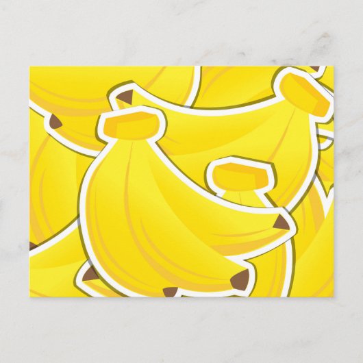 Funky banana postkarte (Vorderseite)