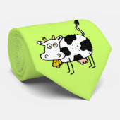 Funky Bauernhof-Kuh-Krawatte Krawatte (Gerollt)