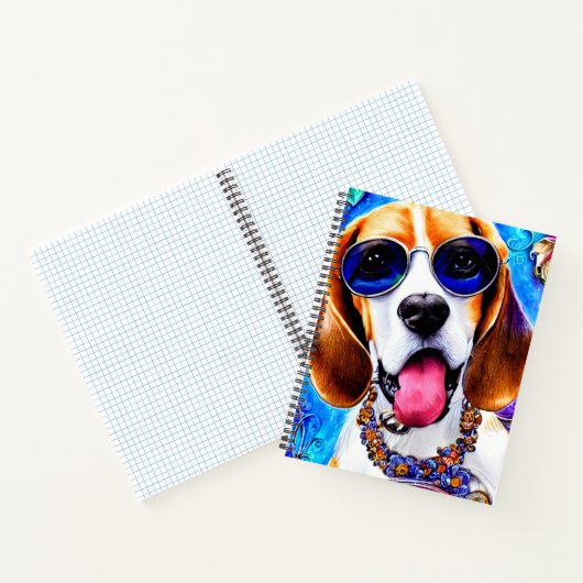 Funky Beagle Dog Notizblock (Innenseite)