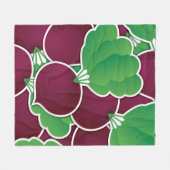 Funky Beet Fleecedecke (Vorderseite (Horizontal))