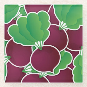 Funky Beet Glasuntersetzer