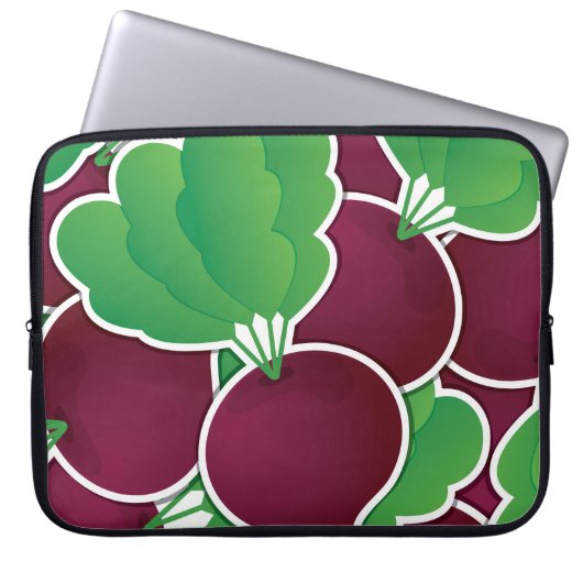 Funky Beet Laptopschutzhülle (Vorderseite)