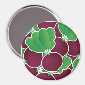 Funky Beet Magnet (Vorderseite/Rückseite)
