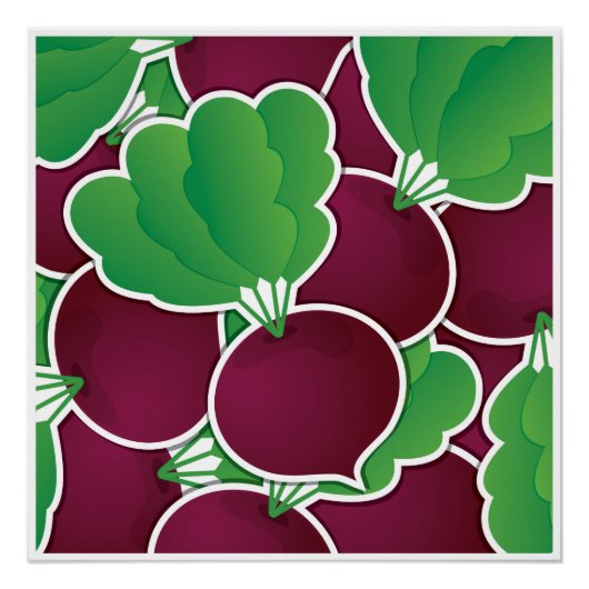Funky Beet Poster (Vorderseite)