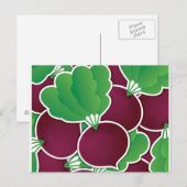 Funky Beet Postkarte (Vorne/Hinten)
