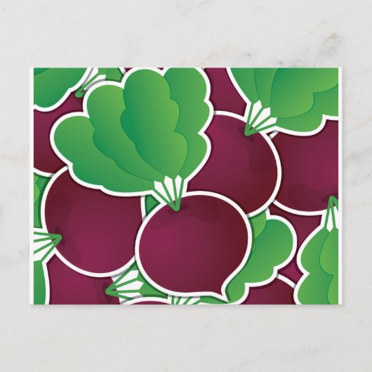 Funky Beet Postkarte (Vorderseite)